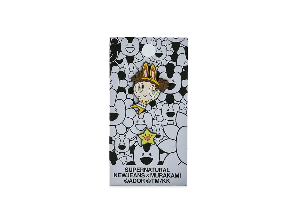 NewJeans x Takashi Murakami Supernatural Metal Pin Badge "Danielle"