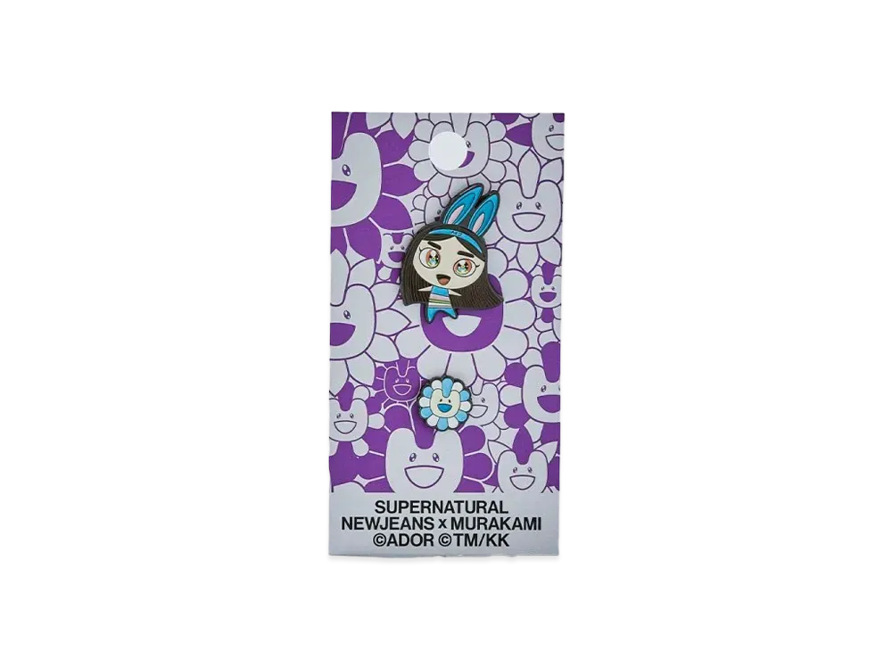 NewJeans x Takashi Murakami Supernatural Metal Pin Badge "Minji"