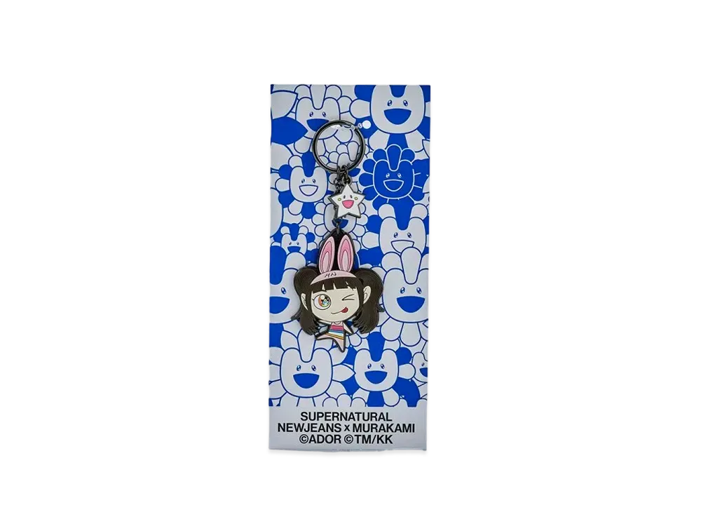 NewJeans x Takashi Murakami Supernatural Metal Keyring "Hanni"