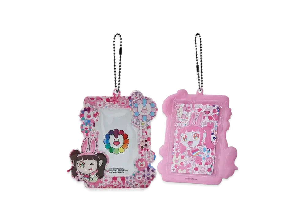 NewJeans x Takashi Murakami Supernatural Photo Card Holder Keyring "Hanni"