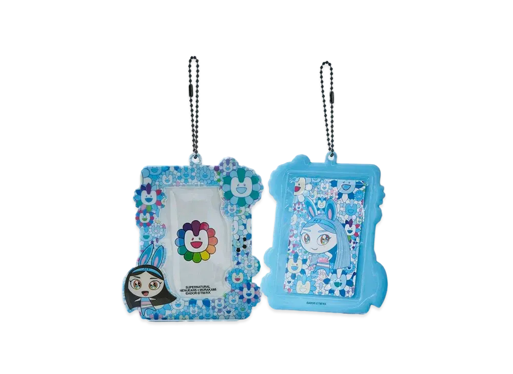 NewJeans x Takashi Murakami Supernatural Photo Card Holder Keyring "Minji"