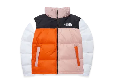 The North Face 1996 Color-Block Nuptse Jacket "Candy Pink"
