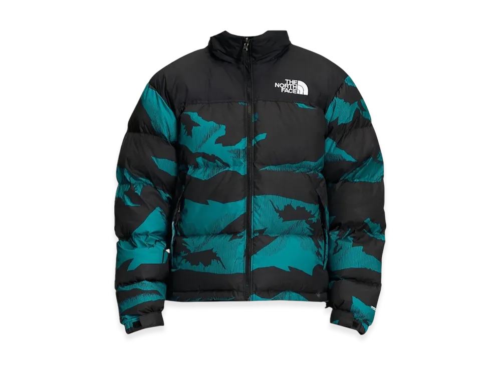 The North Face Printed 1996 Retro Nuptse Jacket "Cameo Blue"