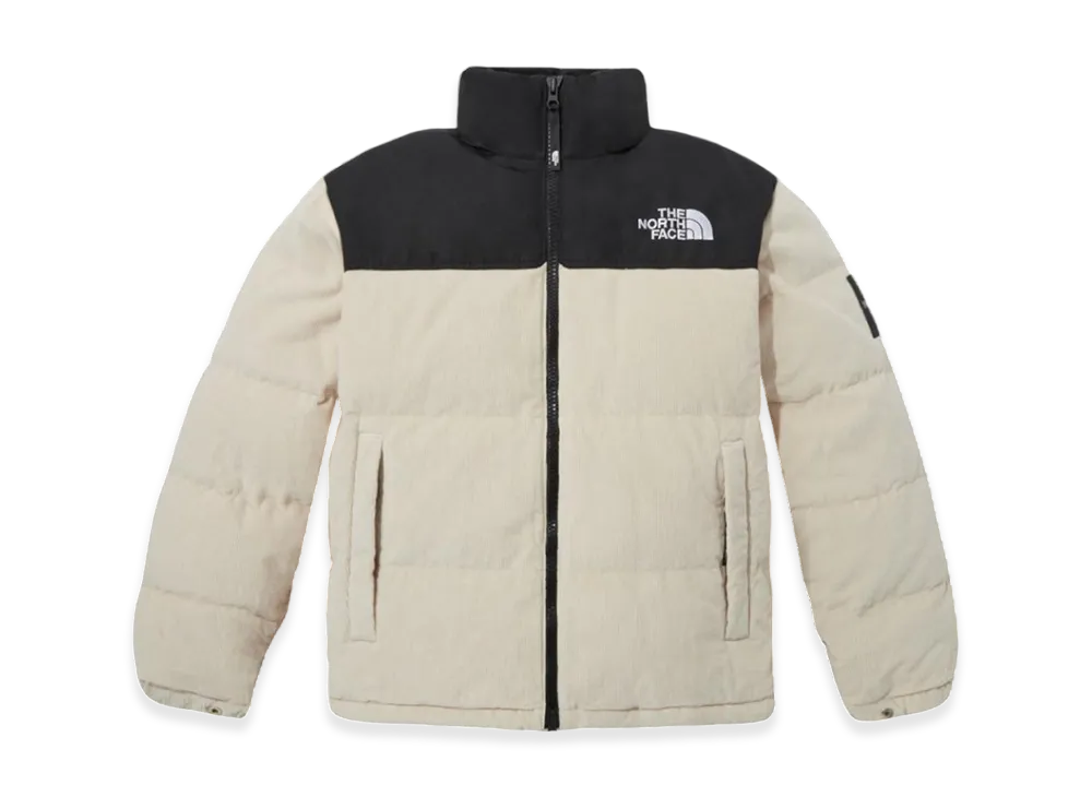 The North Face White Label Corduroy Nuptse Down Jacket "Cream"