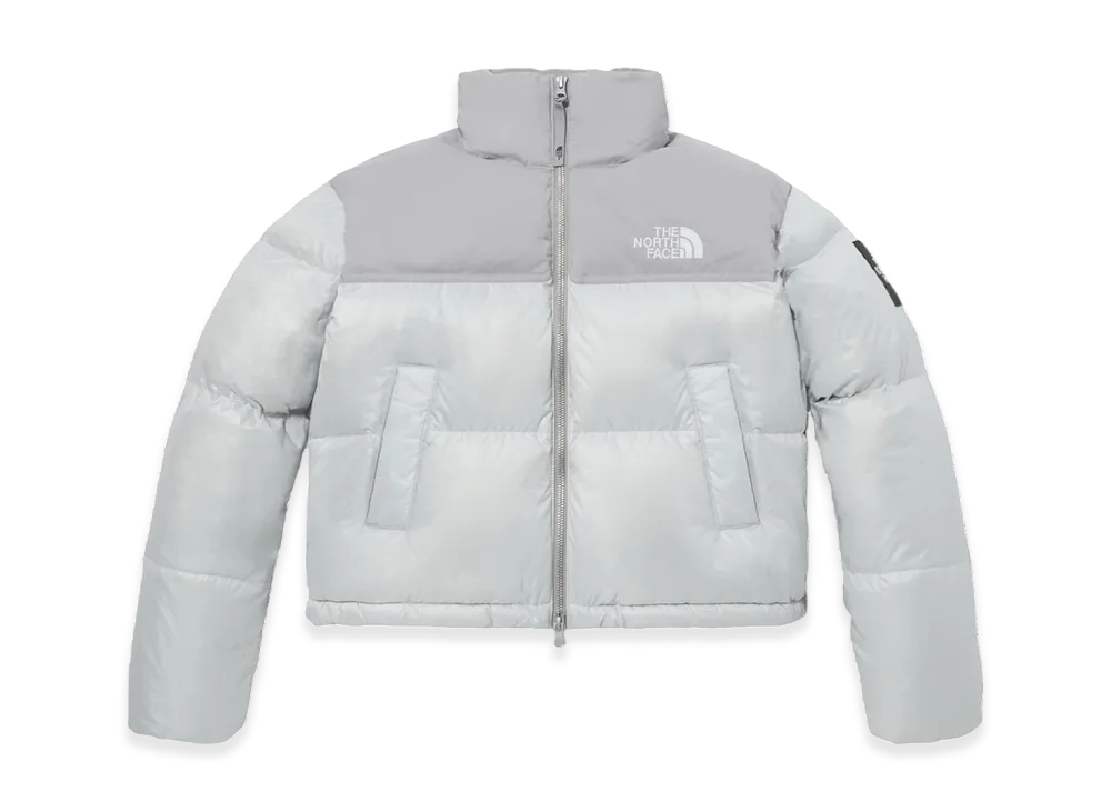 The North Face White Label Novelty Nuptse Down Jacket (W) "Ice Gray"