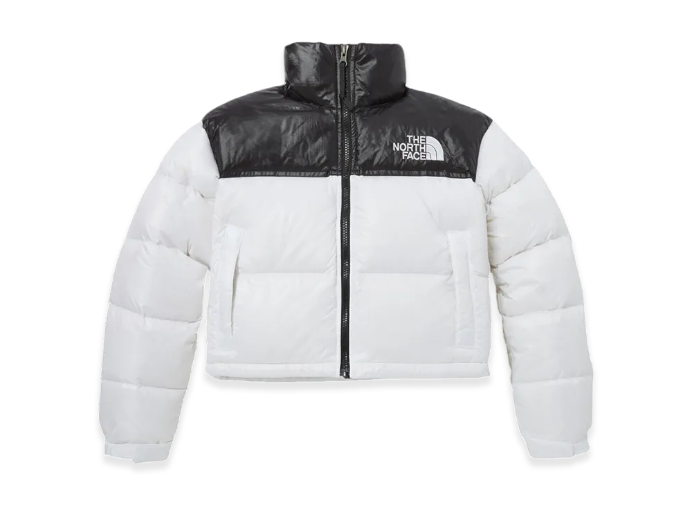 The North Face Label Nuptse Short Jacket (W) "White"