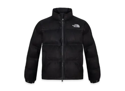 The North Face Leather Nuptse Down RDS Jacket "Real Black"