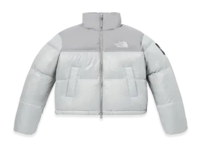 The North Face White Label Novelty Nuptse Down Jacket (W) "Ice Gray"