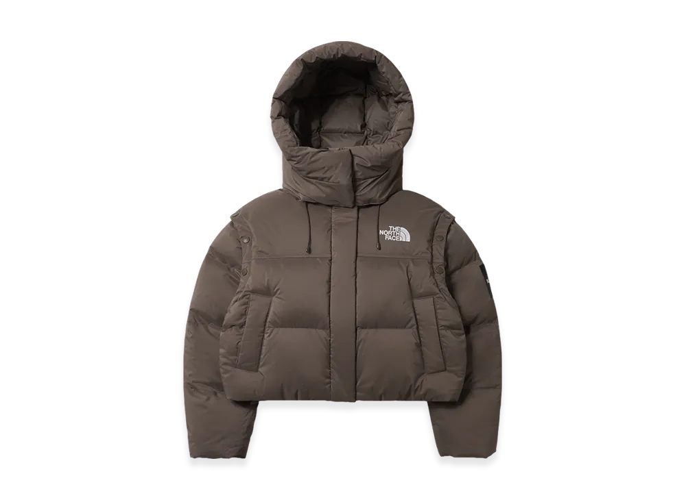 The North Face Novelty Nuptse Detachable RDS Down Jacket (W) "Brown"