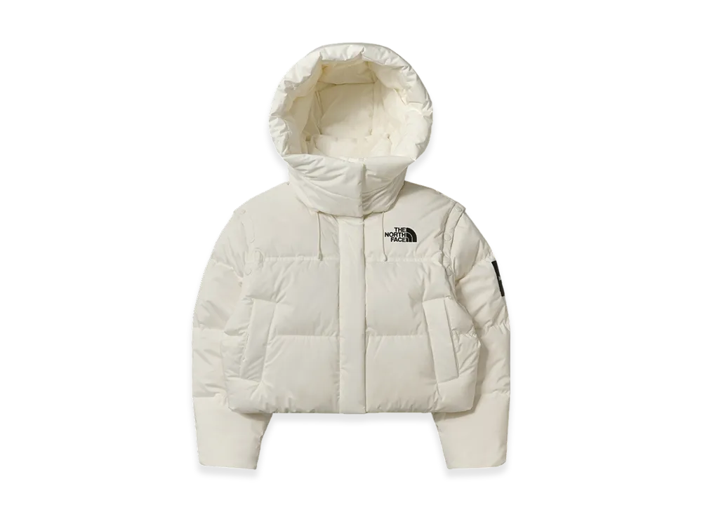 The North Face Novelty Nuptse Detachable RDS Down Jacket (W) "Cream"