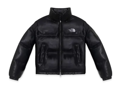 The North Face White Label Leather Nuptse RDS Down Jacket - 24FW (W) "Black"