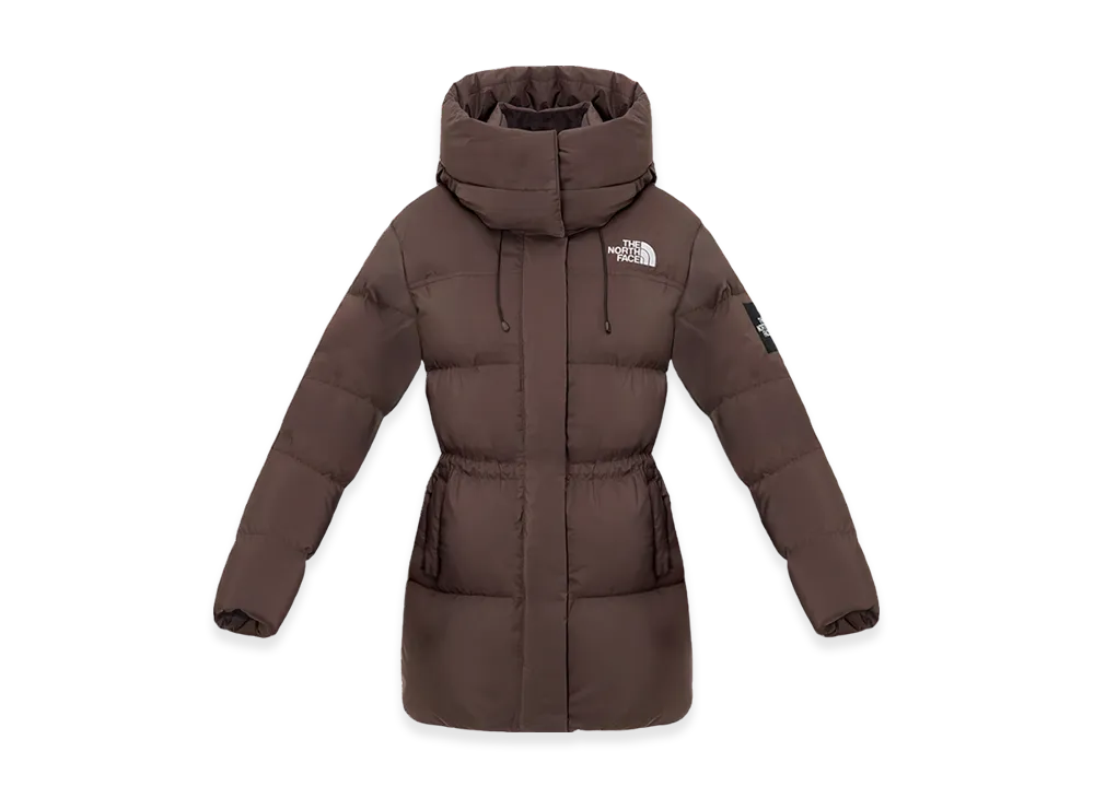The North Face Novelty Nuptse Mid RDS Down Jacket (W) "Brown"