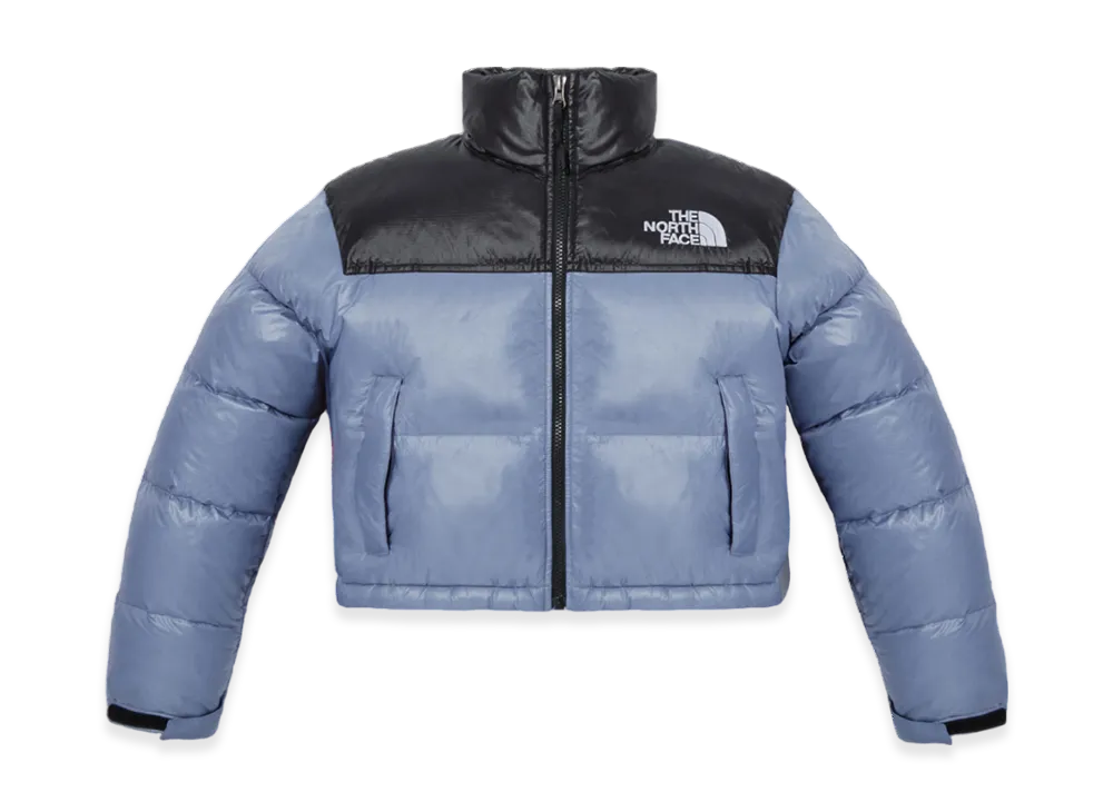 The North Face Nuptse Short Jacket (W) "Pastel Blue"