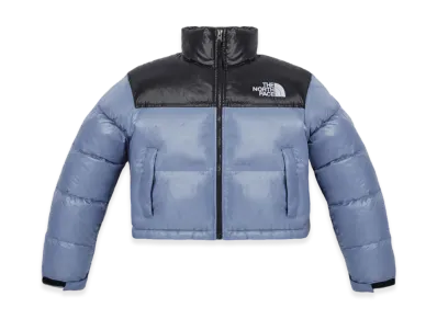 The North Face Nuptse Short Jacket (W) "Pastel Blue"