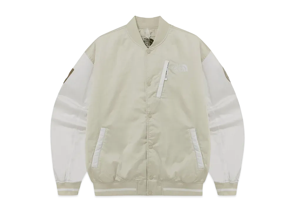 The North Face Player Varsity Jacket "Cream"