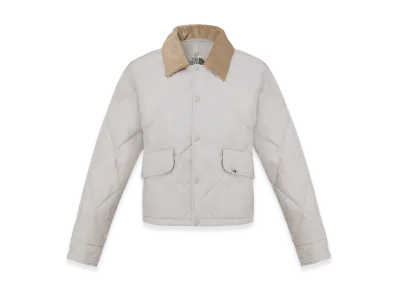 The North Face Fluffy On Ball Jacket (W) "White Sand"