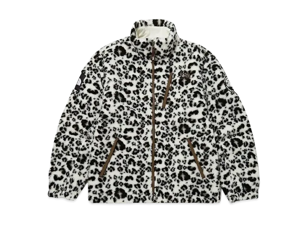 The North Face Novelty Rimo Fleece Zip Up Jacket "White"