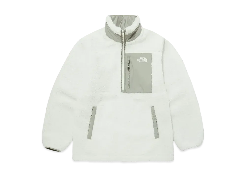 The North Face Play Green RVS Fleece Anorak "Ivory"
