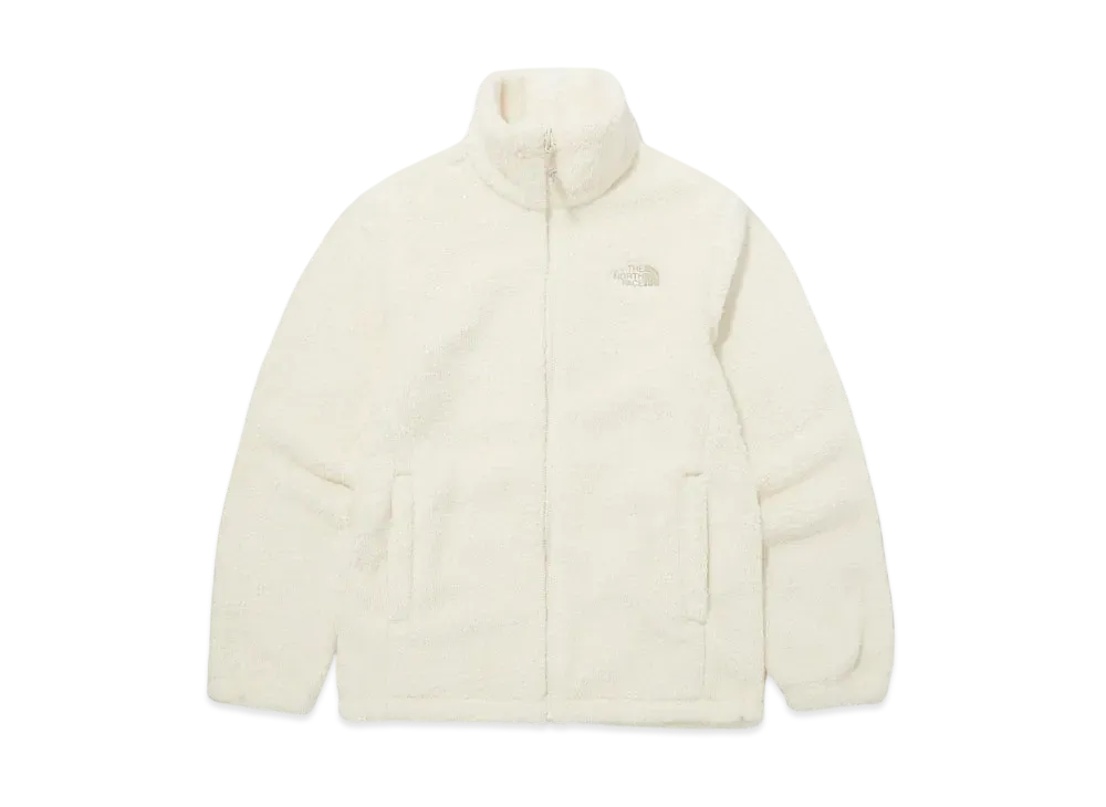 The North Face Comfy Alpha Fleece Zip Up "Cream"