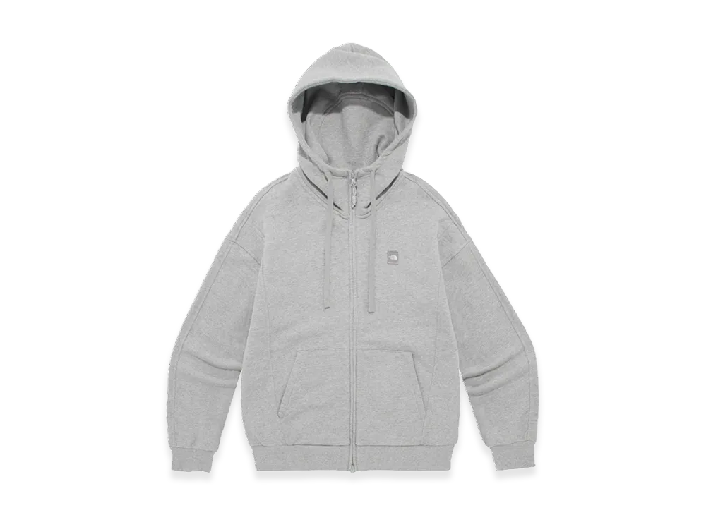 The North Face Mini Box Logo Zip Up "Melange Grey"