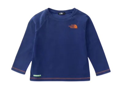 The North Face Kids Green Baton Long Sleeve Micro Fleece Crew "Basic"