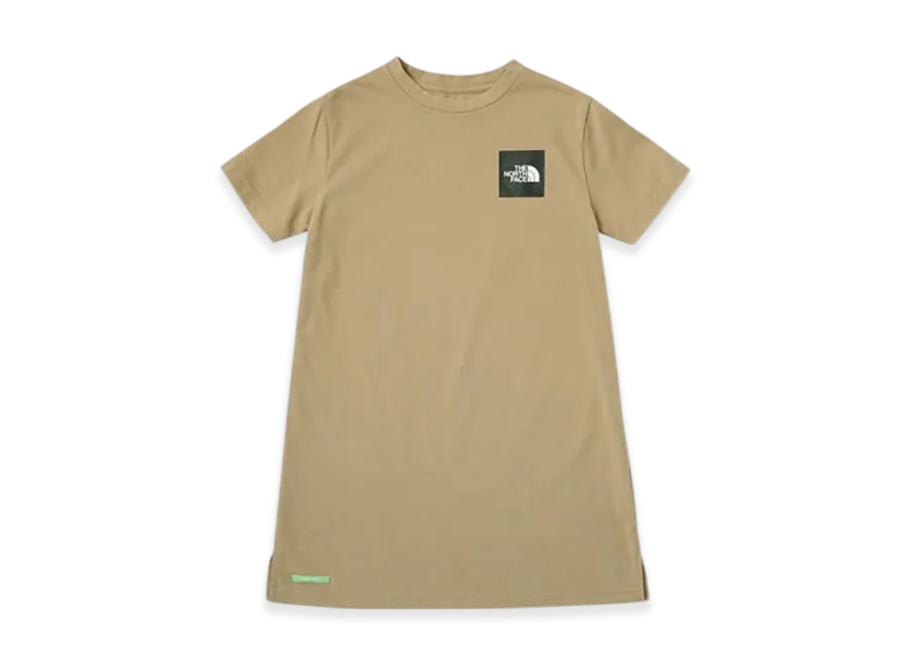 The North Face Green Baton Girls S/S Dress Tee Kids "Beige"