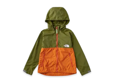 The North Face Green Baton Compact Jacket Kids "Olive/Orange"