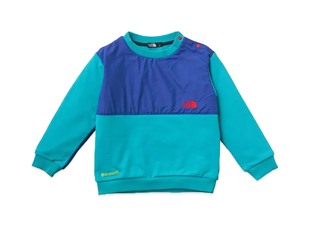 The North Face GREEN BATON Toddler Denali Sweat Crew Kids "Basic"