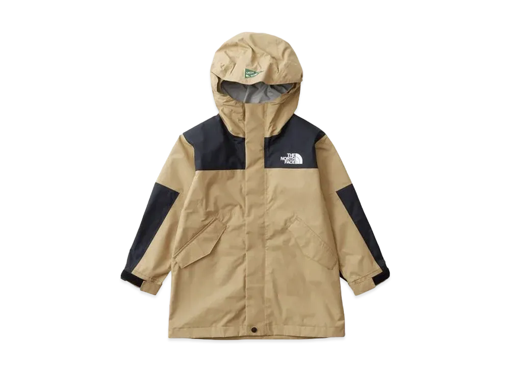 The North Face Green Baton Mountain Raincoat (Kids) "Repair Custom"