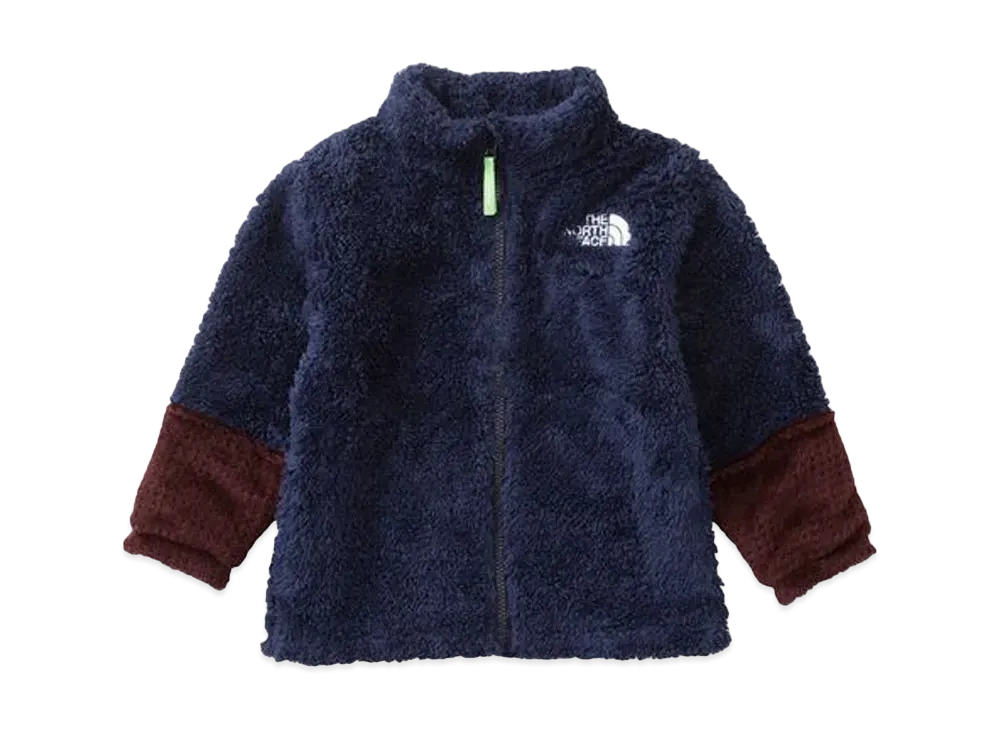 The North Face Green Baton Sherpa Fleece Jacket (Kids) "Upcycling"
