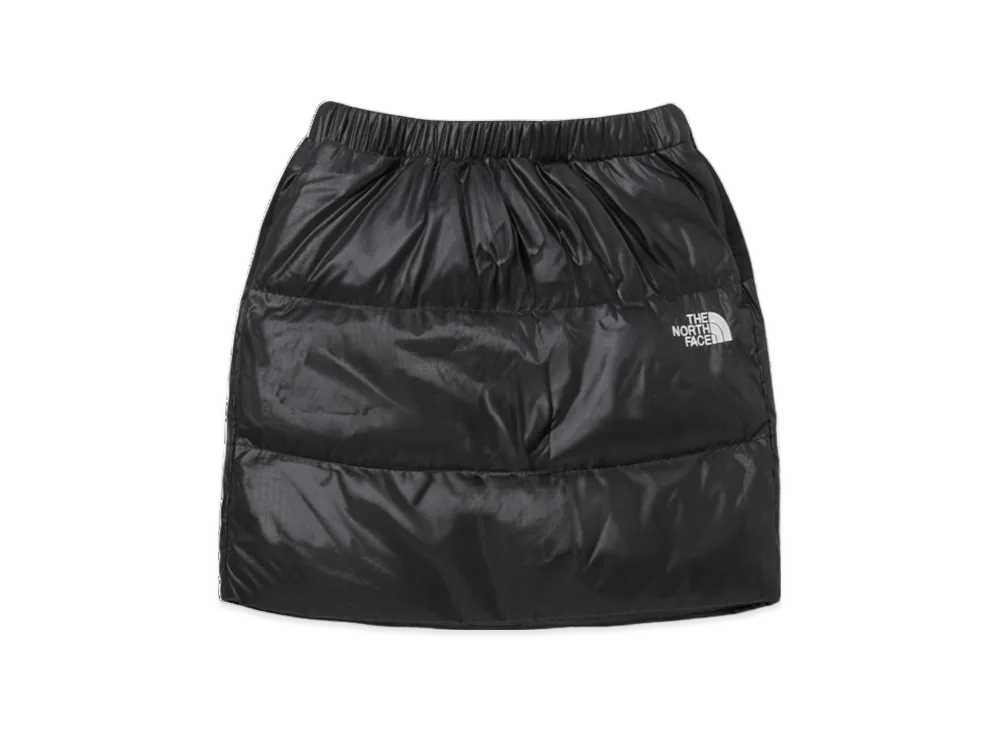 The North Face White Label Nuptse Down Skirt (W) "Black"