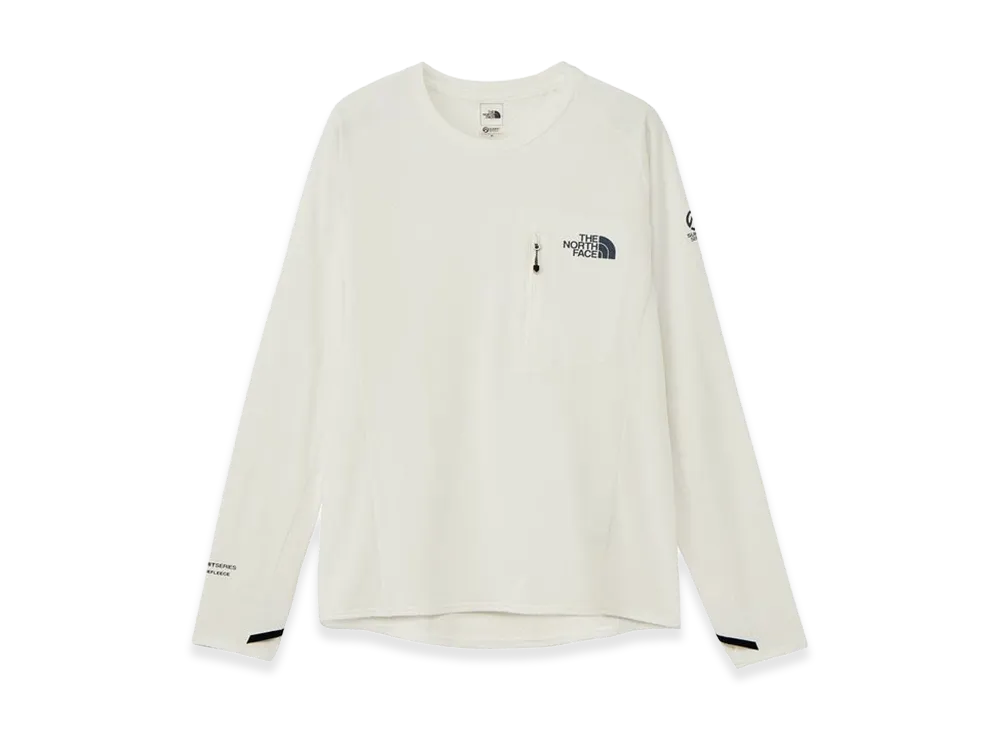 The North Face Expedition Grid Fleece Light Crew "Greyish White"