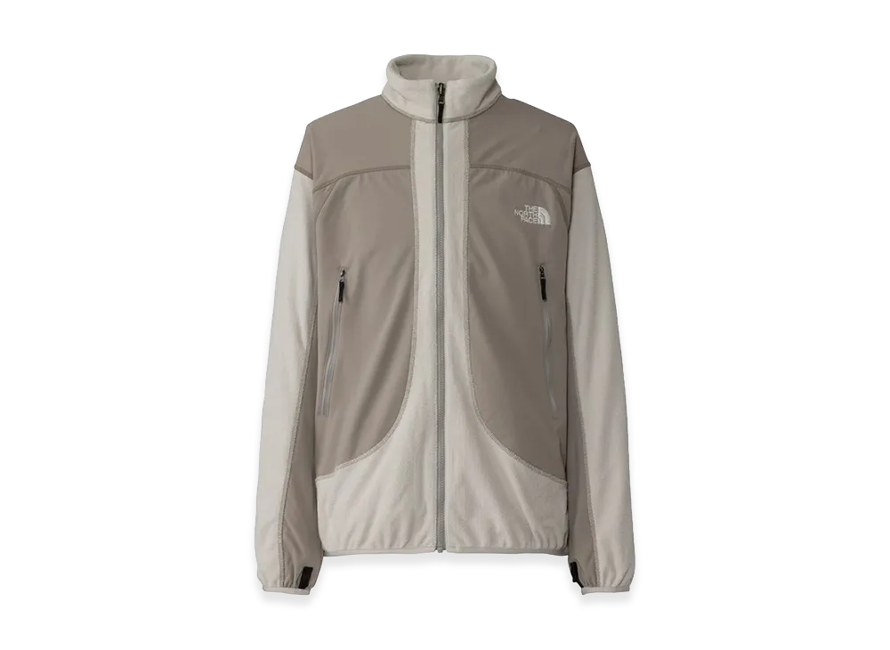 The North Face Versa Vent Fleece Jacket Mens "Fossil Ivory/Stone Slab"