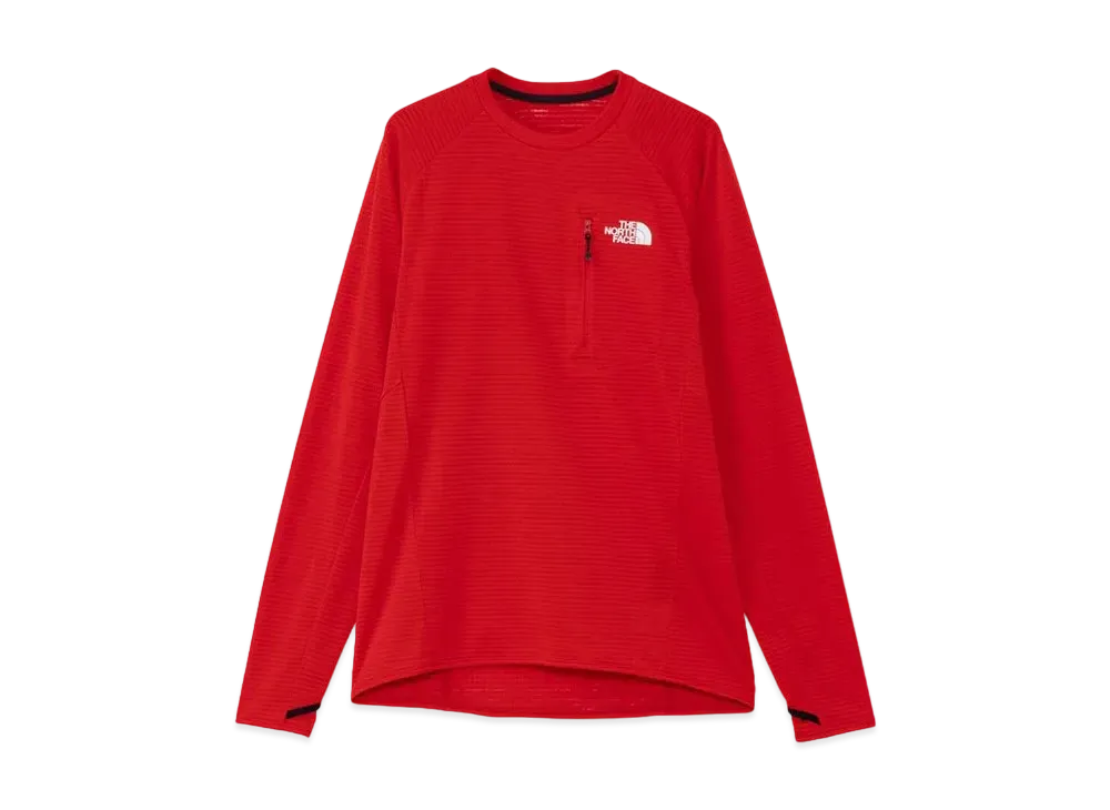 The North Face Polartec Grid Fleece Crew "Fiery Red"