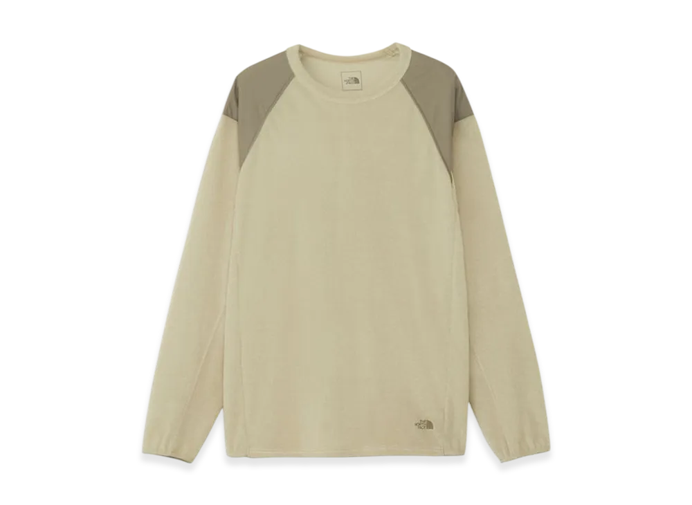 The North Face Free Run Thermal Flow Crew "Fossil Ivory"