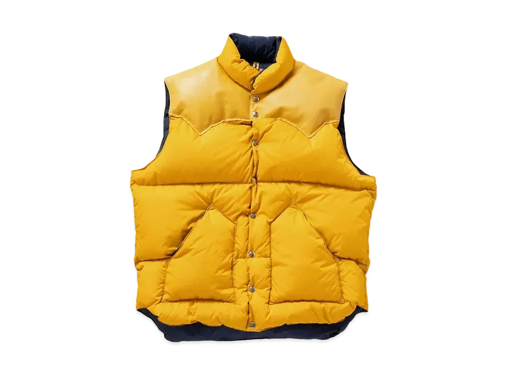 New Manual #32 Reversible Down Vest "Yellow"