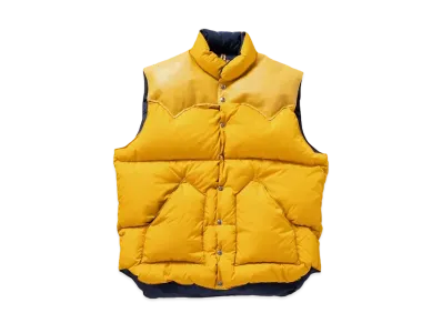 New Manual #32 Reversible Down Vest "Yellow"