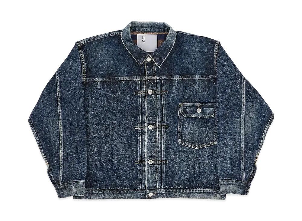 New Manual #018 LV T-Back Jacket With Cotton Liner "Indigo"