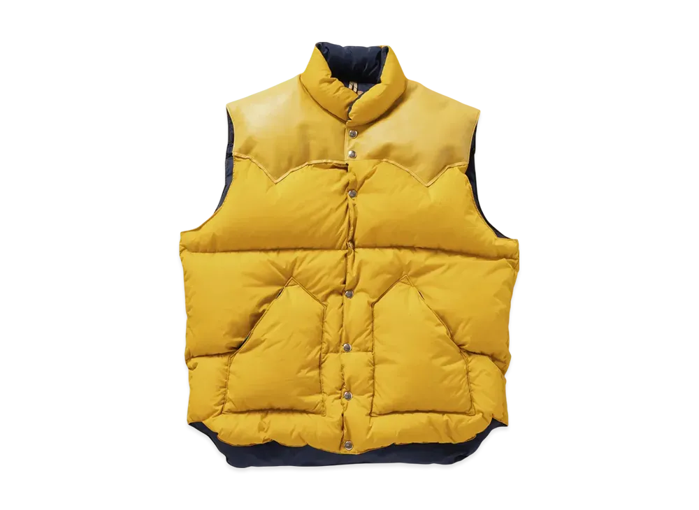 New Manual #032 Reversible Down Vest "Yellow"