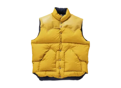 New Manual #032 Reversible Down Vest "Yellow"