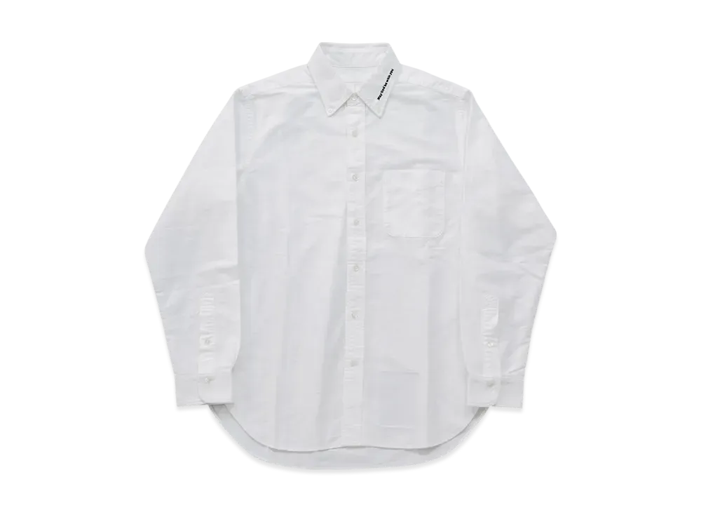New Manual #020 BB Polo Collar Shirts Off One-Washed "White"