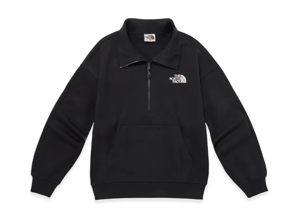 The North Face White Label Comfy Half Zip Sweatshirts "Black"