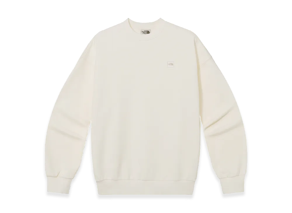 The North Face Mini Box Logo Sweatshirts "Cream"