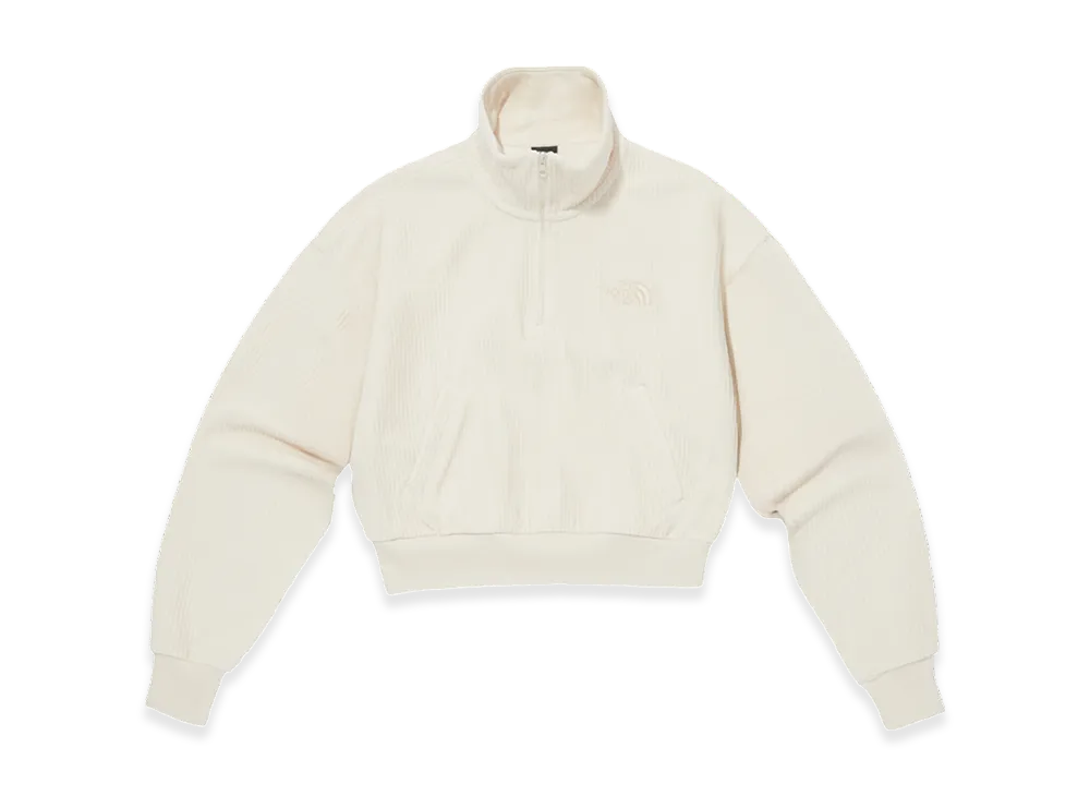 The North Face Swift Velour Half Zip (W) "Cream"
