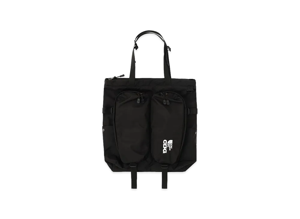 【正規】極美品 ザノースフェイス コムデギャルソン CDG ボディバッグ メンズ 両者のロゴが際立つ、黒のカプセルコレクション！The North Face× CDG