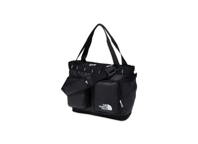The North Face Base Camp Voyager Tote "BlackxWhite"