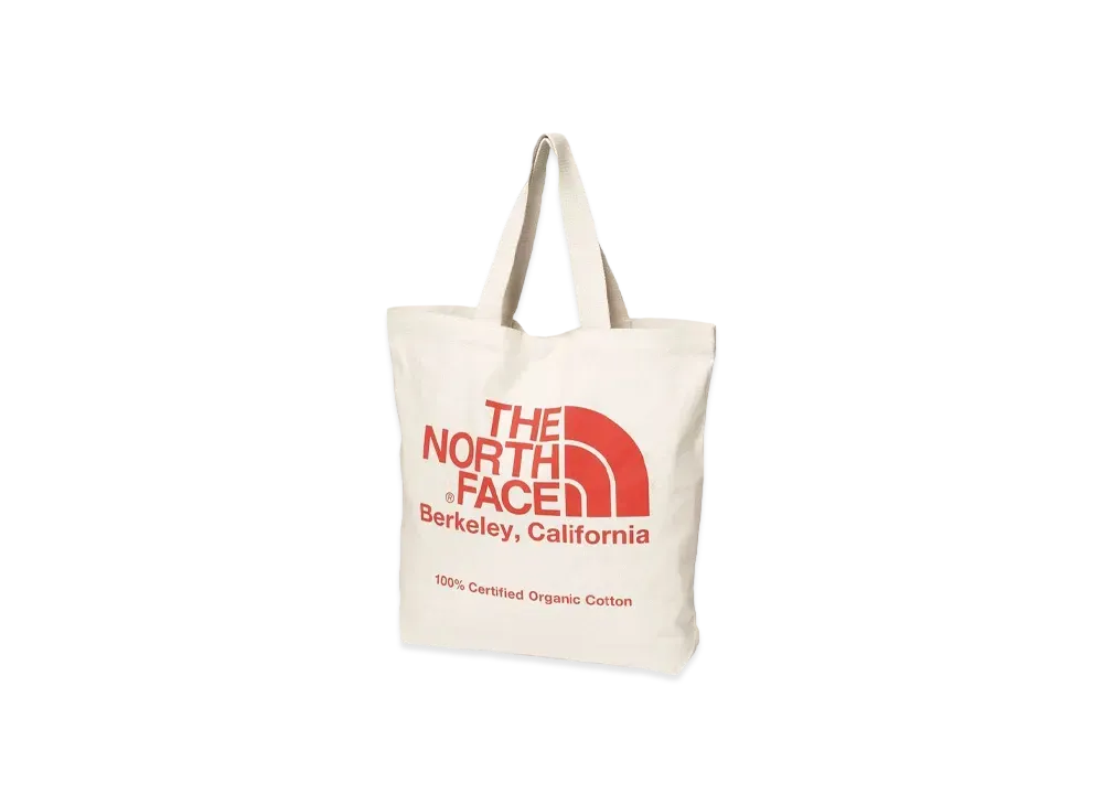 The North Face Organic Cotton Tote "NaturalxRed Clay"