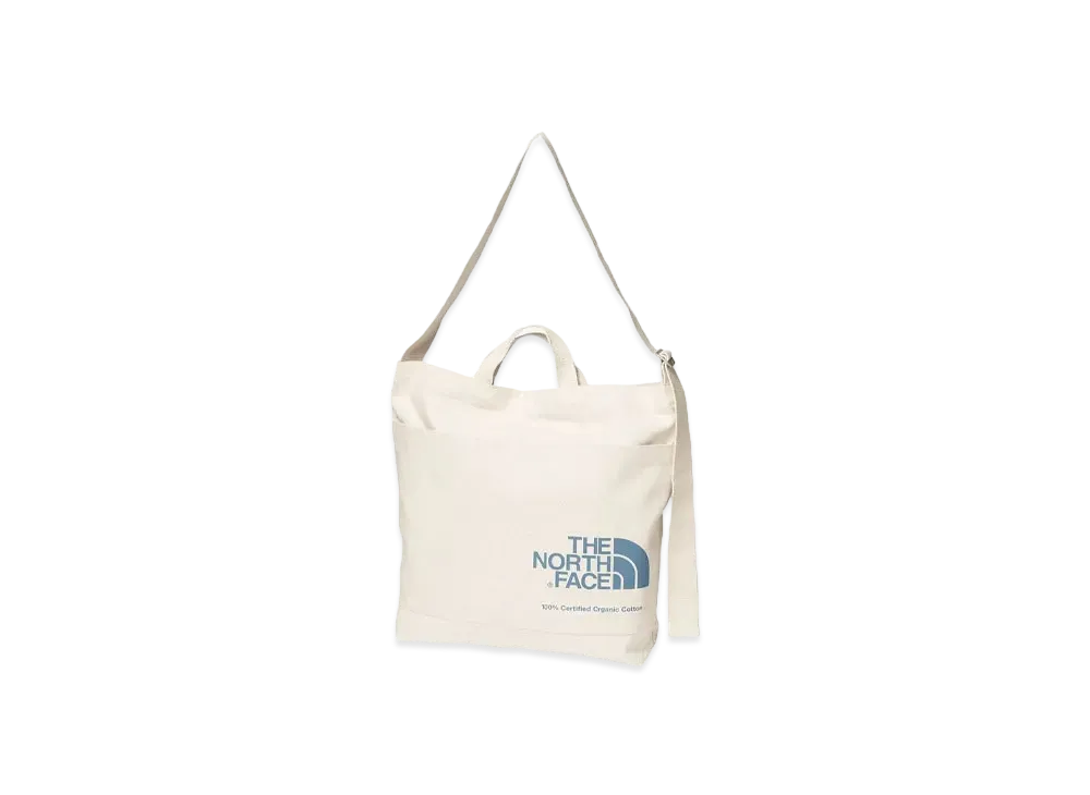 The North Face Organic Cotton Shoulder "NaturalxAegean Blue"