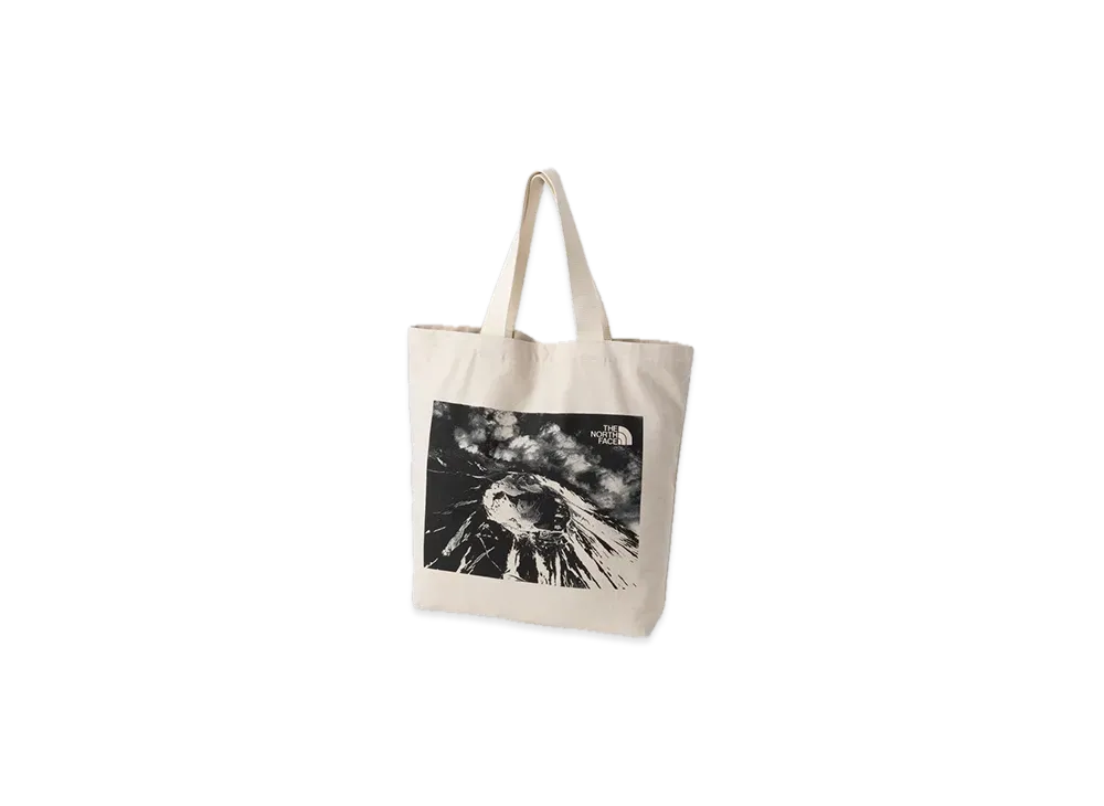 The North Face Organic Cotton Tote "Mount Fuji Print"