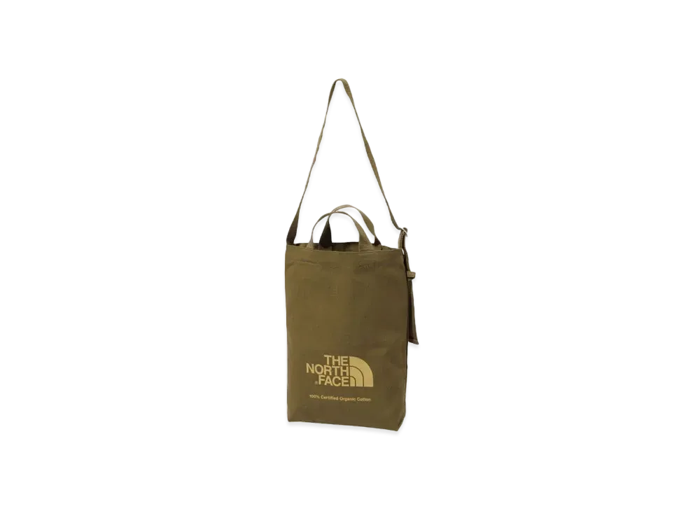 The North Face Organic Cotton Tote Kids "Military Olive/Honey Mustard"